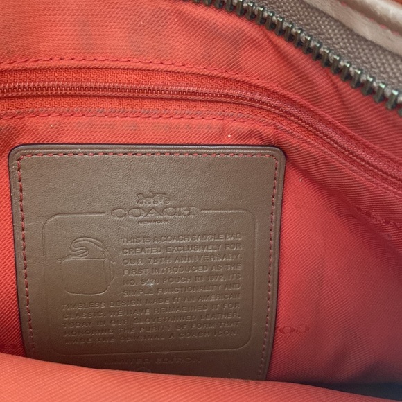 COACH Brown Saddle Bag Purse - Picture 7 of 10